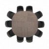 Mesa extensible Big Round para comedor de Ozzio Design