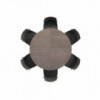 Mesa extensible Big Round para comedor de Ozzio Design