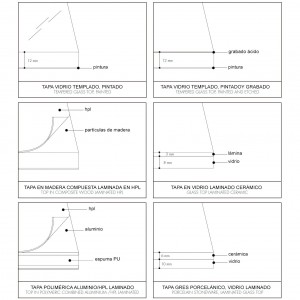 Mesa Firenze fija de Tonin casa. Muebles modernos de hogar.
