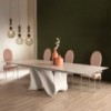 Mesa Wave extensible de Tonin casa. Muebles modernos de hogar.