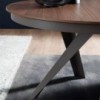 Mesa extensible Emisfero Legno de comedor o salón de Ozzio design.