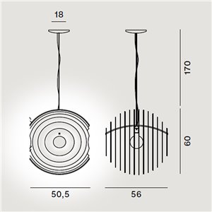 Lámpara suspensión Supernova Foscarini