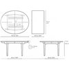 Mesa CH337 Dining extensible de Carl Hansen and Son.