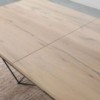 Mesa Fil8 Extensible de Ozzio design. Mesa de madera rectangular.