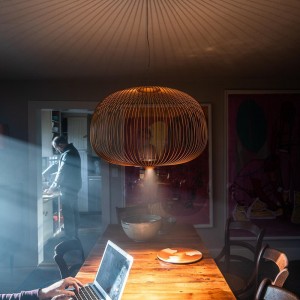 Lámpara de suspensión Spokes 3 de Foscarini. Lámparas modernas de diseño.