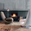 Sillón Ricciolo de Tonin casa. Muebles modernos de hogar.