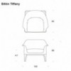 Sillón Tiffany de Tonin casa. Muebles modernos de hogar.