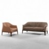 Sofá Tiffany 2 plazas tapizado de Tonin casa. Muebles modernos de hogar.