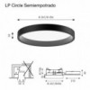 Lámpara  LP Circle Semi Recessed de Louis Poulsen.