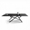 Mesa Random de Ozzio design. Mesas extensible con sobre de madera.