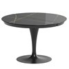 Mesa Eclipse extensible con sobre cristal o cerámica de Ozzio design.