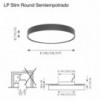 Lámpara LP Slim Semi Recessed de Louis Poulsen.