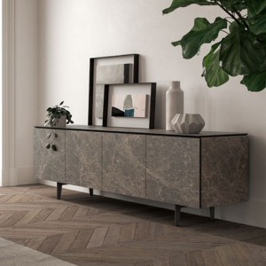 Aparador de diseño Armor de Ozzio Design. Mobiliario italiano moderno.