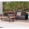 Sofá 3 plazas Bosc de Gandia Blasco. Diseño moderno para jardines y terrazas.