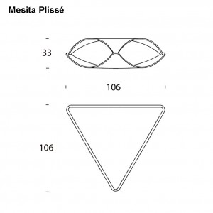 Mesa de centro Quiet de Tonin casa. Muebles modernos de hogar.