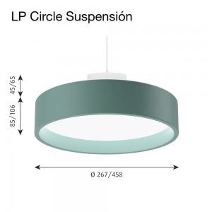 Lámpara suspensión LP Circle de Louis Poulsen con diseño elegante, calido y moderno.