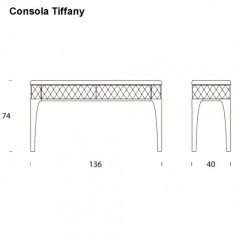 Consola Tiffany Tonin Casa