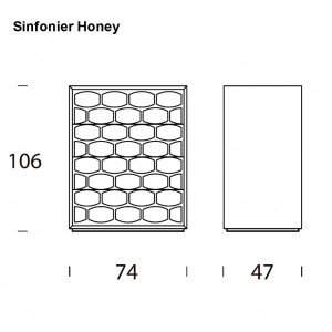 Sinfonier Honey Night de Tonin casa. Muebles modernos de hogar.