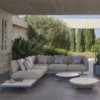 Sofá modular 4 Onde de Gandia Blasco. Muebles de diseño para exteriores.