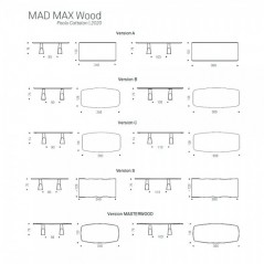 Mesa Mad Max Wood Cattelan Italia