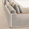 Sofá modular 1 Bosc de Gandia Blasco. Diseño moderno para jardines y terrazas.