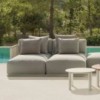 Sofá modular 5 Bosc de Gandia Blasco. Diseño moderno para jardines y terrazas.