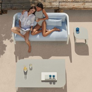 Sofá 2 plazas Solanas para exterior de Gandia Blasco. Muebles para patio y jardín.