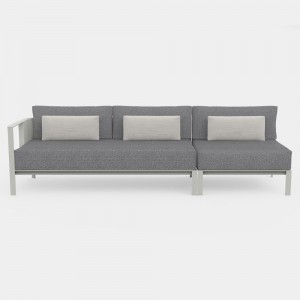 Sofá modular 3 Solanas para exterior de Gandia Blasco. Sofás para exterior.