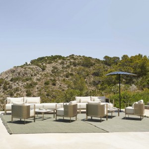 Sofá modular 3 Solanas para exterior de Gandia Blasco. Sofás para exterior.