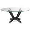 Mesa Planer Round de Cattelan Italia. Mesas de cristal para comedor moderno.
