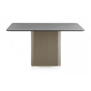 Mesa alta monopata Solanas Gandia Blasco. Mesas modernas de exterior .