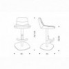 Taburete moderno Morfeo de Ozzio design. Mobiliario de diseño.
