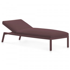 Tumbona reclinable Timeless para jardín de Gandia Blasco. Tumbona de diseño.