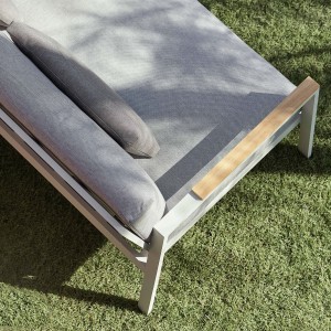 Sofá resistente modular 1 Timeless para exterior de Gandia Blasco.