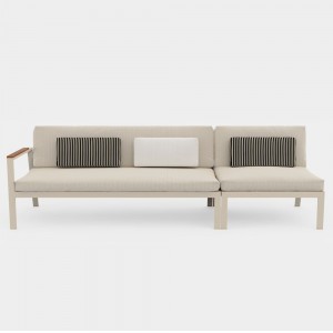 Sofá modular 3 Timeless para jardín de Gandia Blasco. Muebles de diseño.