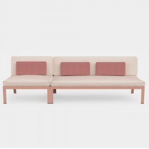 Sofá modular 3 Timeless para jardín de Gandia Blasco. Muebles de diseño.