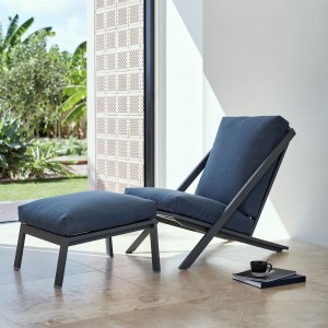 Butaca Relax Timeless para terraza de Gandia Blasco. Butacas de diseño.