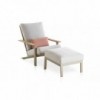 Puf Relax Timeless de exterior de Gandia Blasco. Pufs modernos para jardín.