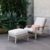 Puf Relax Timeless de exterior de Gandia Blasco. Pufs modernos para jardín.