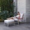 Puf Relax Timeless de exterior de Gandia Blasco. Pufs modernos para jardín.