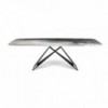 Mesa Premier CrystalArt de Cattelan Italia. Mobiliario de diseño moderno.