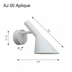 Lámpara AJ 50 Aplique Louis Poulsen