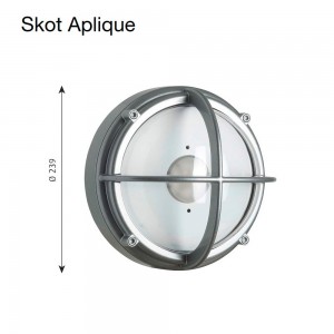 Lámpara Skot Aplique/Techo de Louis Poulsen.