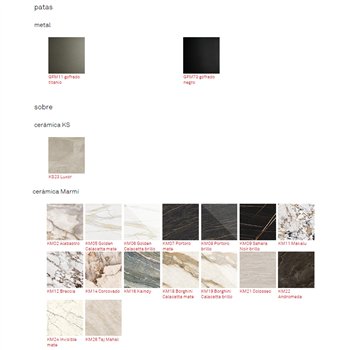 Mesa Roll Keramik de Cattelan Italia. Mesas modernas. Mesas de diseño.