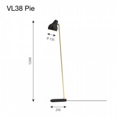 Lámpara VL38 Pie Louis Poulsen