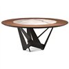 Mesa Skorpio Round Ker-Wood de Cattelan Italia para comedor. Mesas de comedor.