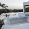 Sofá modular 6 DNA para terraza de Gandia Blasco. Sofá de diseño para jardín.