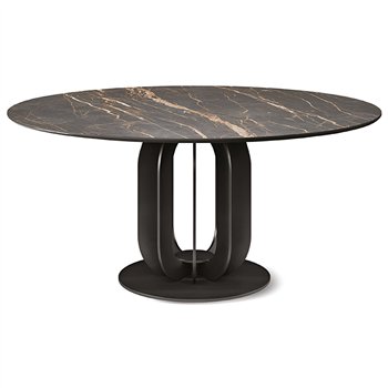 Mesa Soho Keramik de Cattelan Italia. Mesa de cerámica. Mesas redondas.