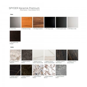 Mesa Spyder Keramik Premium de Cattelan Italia. Mesas de cerámica modernas.