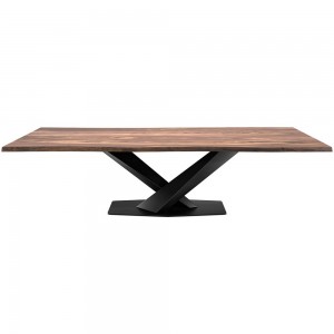 Mesa Stratos de Cattelan Italia. Mesa de madera para comedor. Mesas modernas.